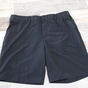 Nike Golf Shorts Mens Size 40 waist Black Fit Dry Performance Flat Front Active